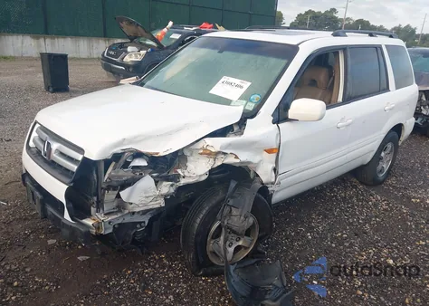 2007 Honda Pilot Ex-L z USA, uszkodzony, nr VIN 2HKYF18577H537890